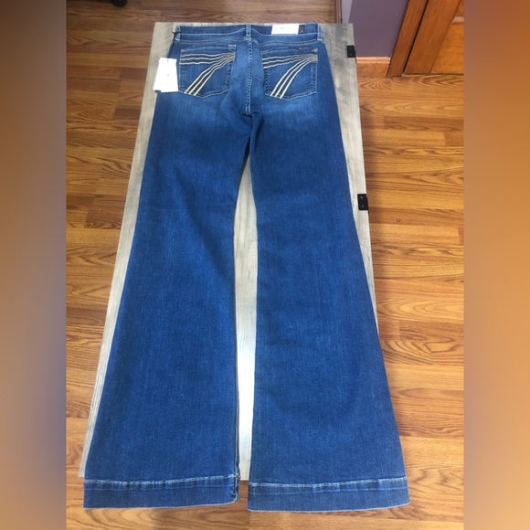 NWT 7FAM THE DOJO FLARE ORIGINAL TROUSER Size 29 - Picture 8 of 11